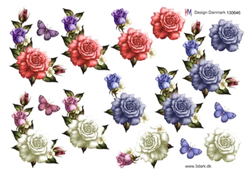 3D Blomsterranke 